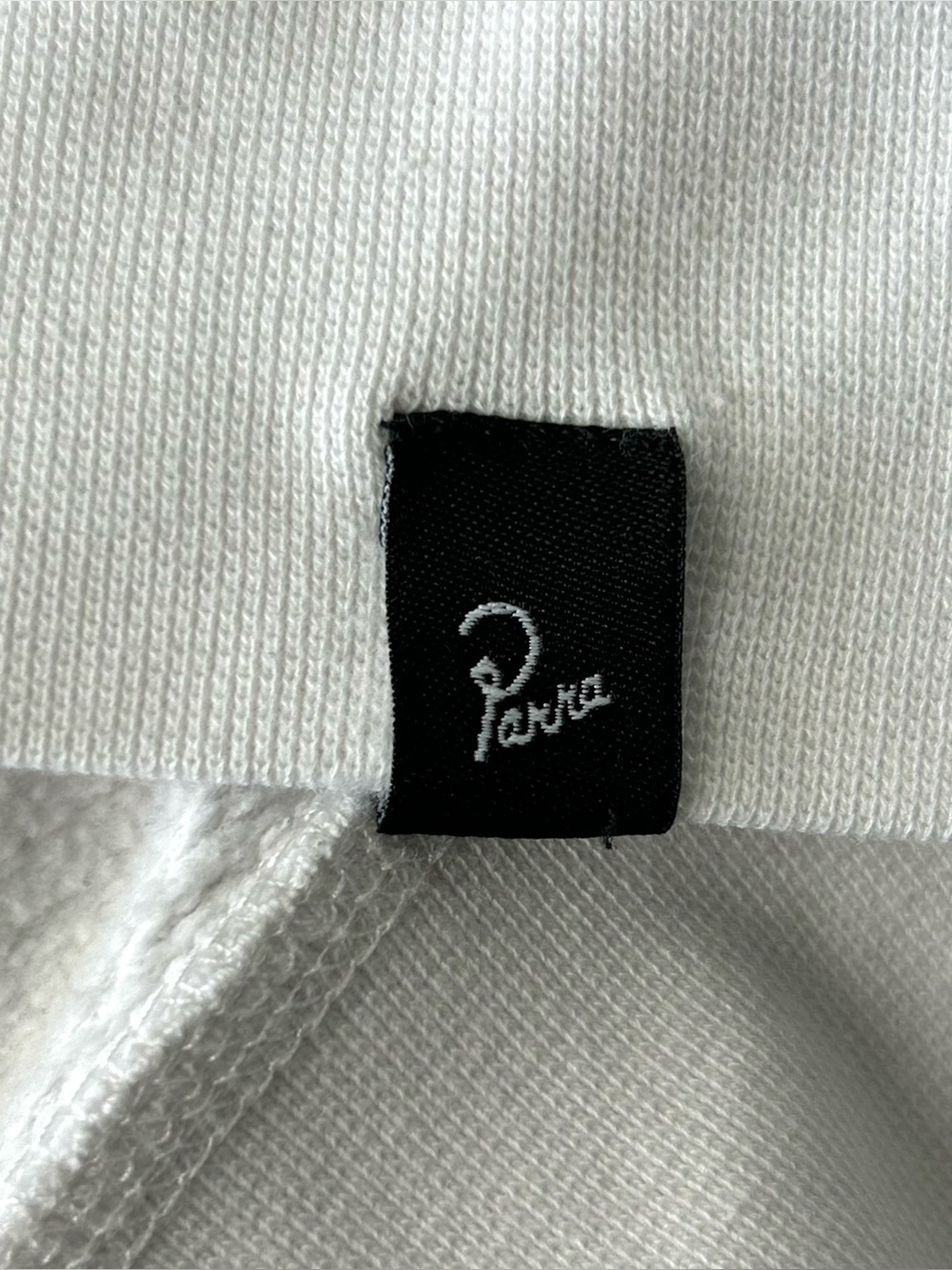 PARRA Mens L White Lagoon Woman Graphic Long Sleeve Cotton Blend Hoodie Sweater. - Picture 8 of 13
